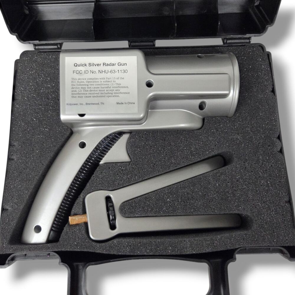 Quicksilver Radar Gun NHU-63-1130 Working Baseball Pitching Speed Measuring Tool